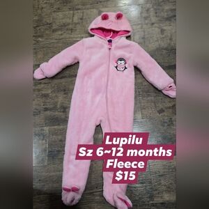 Lupilu baby girl winter coat sz 6/12 months